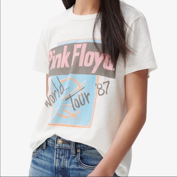 Lucky Brand Pink Floyd World Tour 87 Band Tee SZ S - Picture 1 of 4